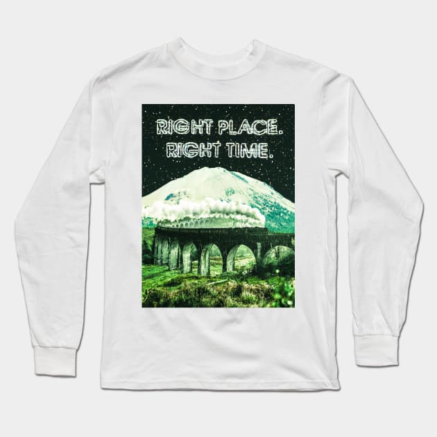Right place, Right time Long Sleeve T-Shirt by Ali del sogno